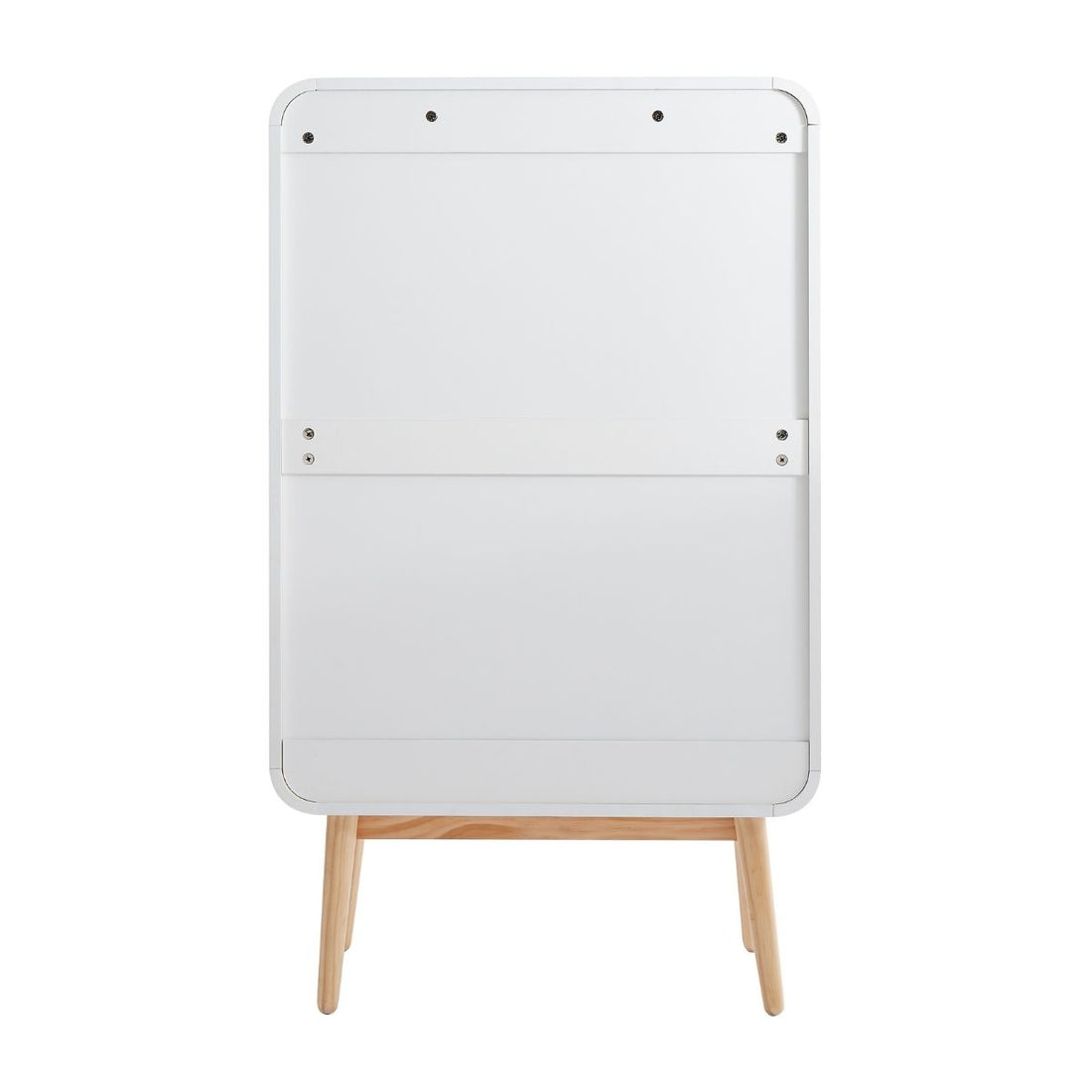 White Modern Retro Tallboy