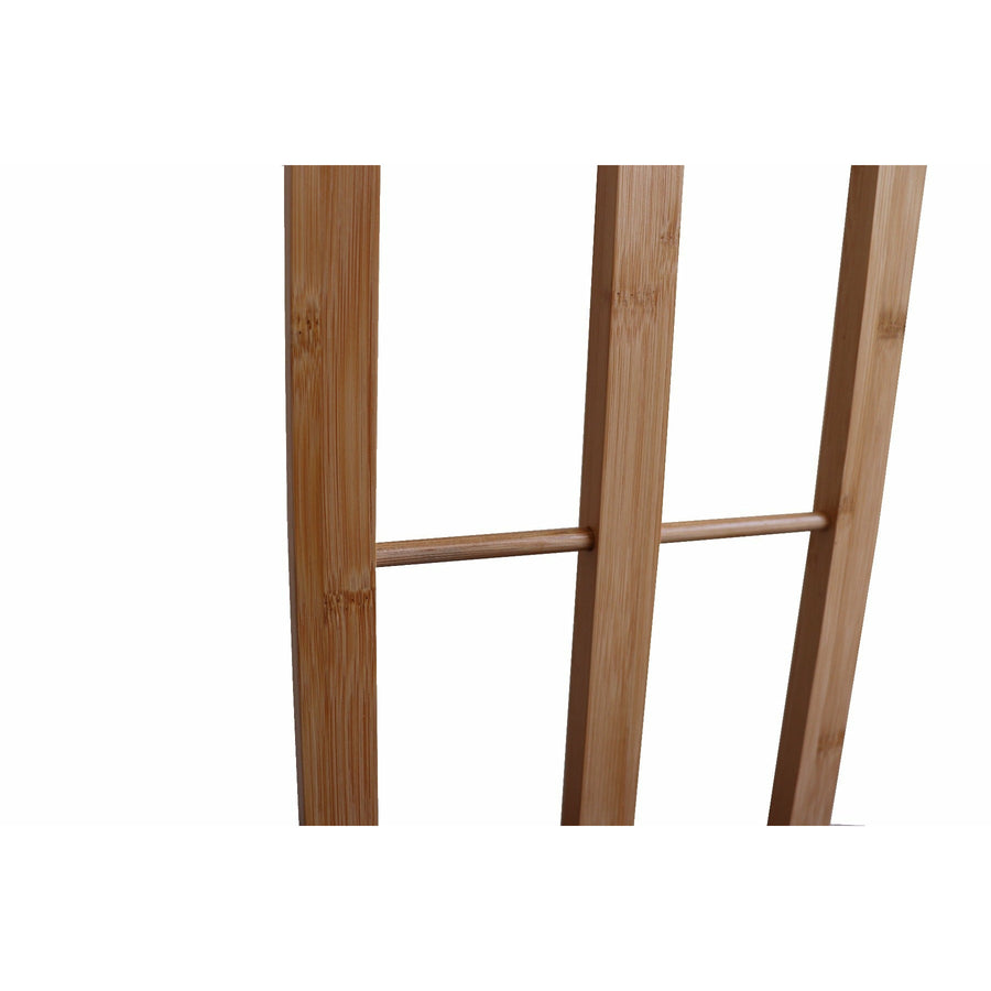 Bamboo Towel Bar Metal Holder Rack 3-Tier