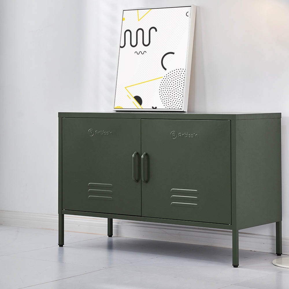 Base Metal Cabinet Sideboard - Green