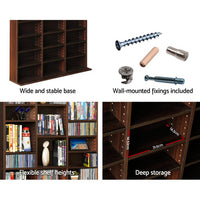 Adjustable Book Shelf Unit - Dark Oak