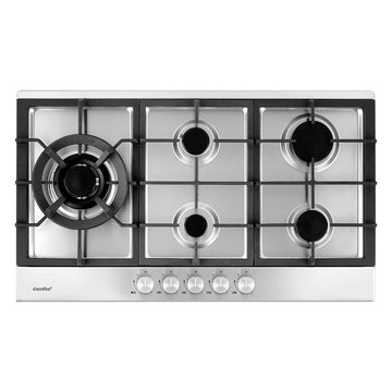 Gas Cooktop Stainless Steel 5 Burner Kitchen Gas Stove Cook Top NG LPG