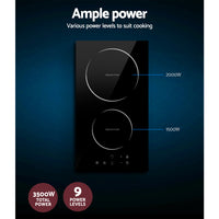 Induction Cooktop 30cm Ceramic Glass