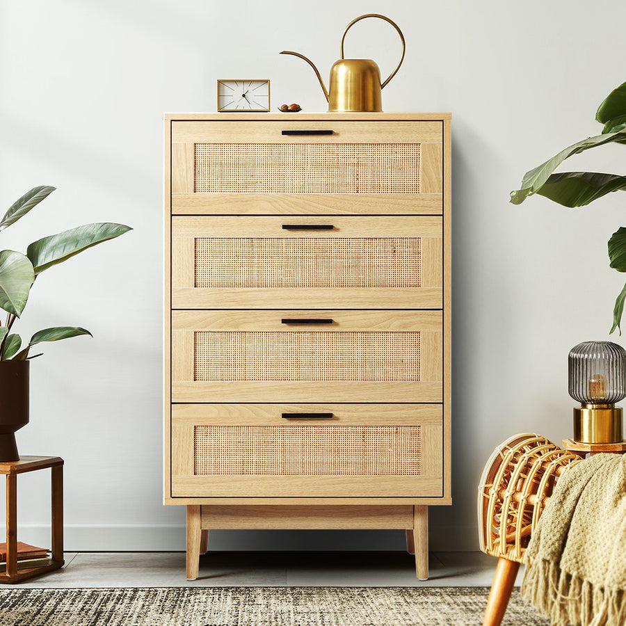 4 Chest of Drawers Tallboy - Wood
