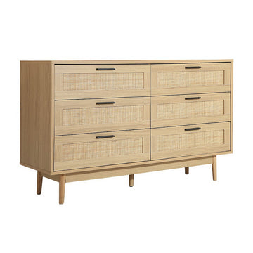 6 Chest of Drawers Tallboy - Wood