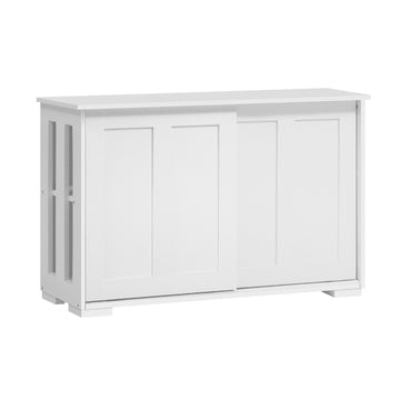 White Sidetable Cabinet With Doors