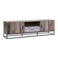 Entertainment Unit Industrial Rustic Wood - 180cm