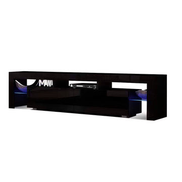 189cm RGB LED TV Stand Cabinet Entertainment Unit Gloss Black