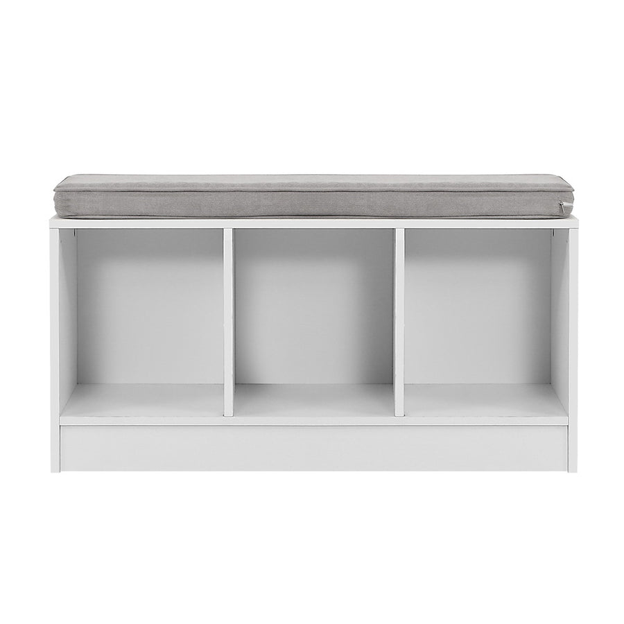 Shoe Cabinet Bench - White