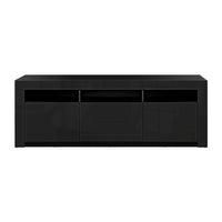 Entertainment Unit RGB LED High Gloss - 180cm Black