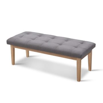 Ottoman Upholstered Fabric Bench - 120cm