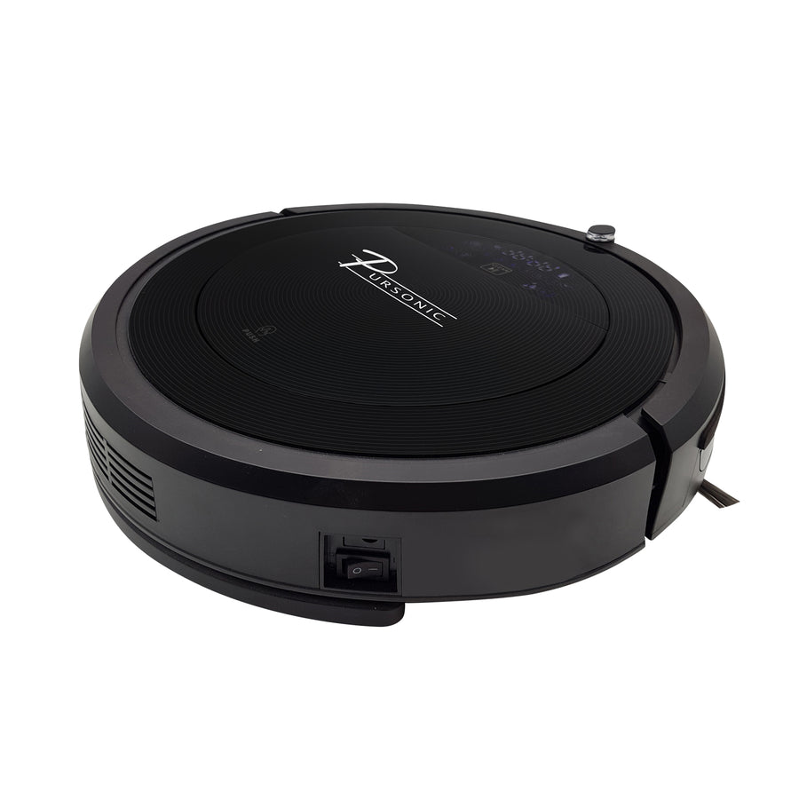 i9 Robotic Vacuum Cleaner Carpet Floor Dry Wet Mopping Auto Robot Black