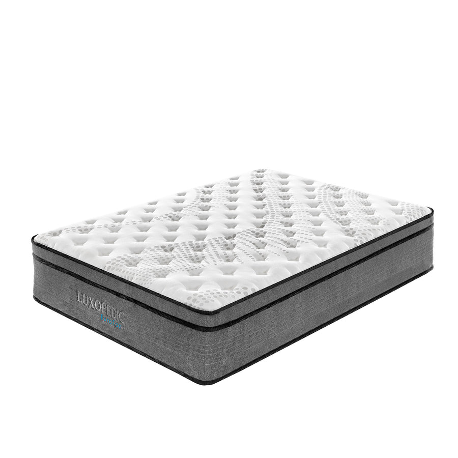 Pocket Spring Mattress 5 Zone 32CM Euro Top Memory Foam (Medium Weight) - Single