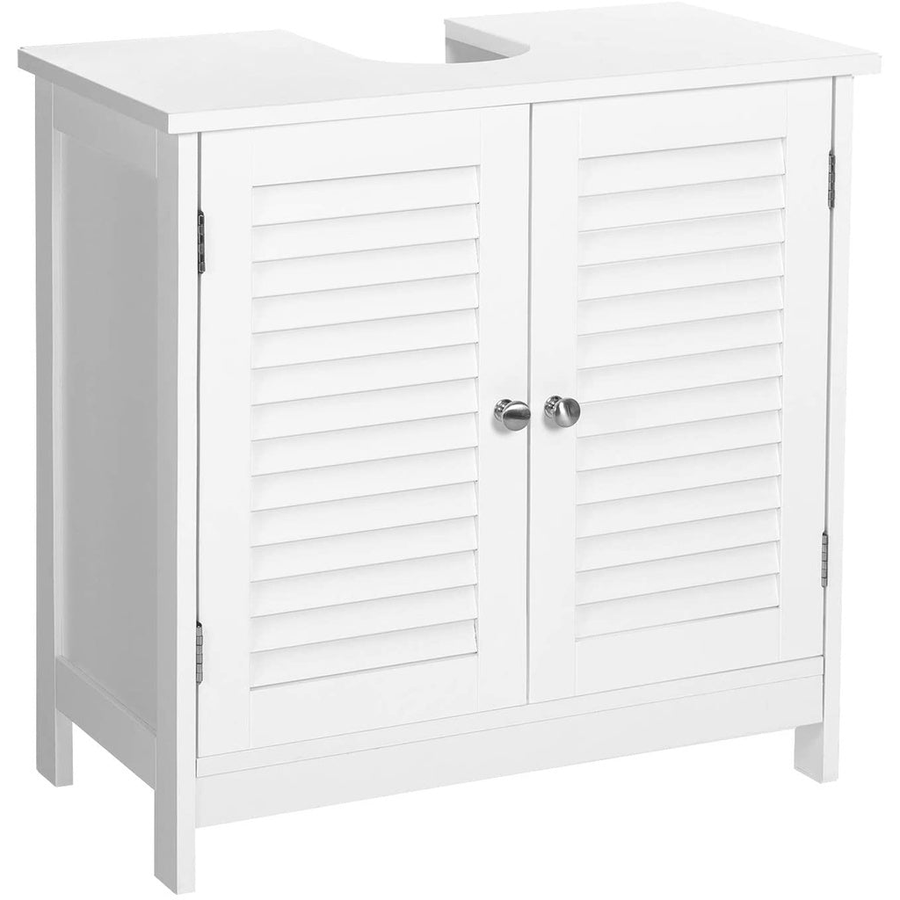 Under Sink Cabinet with 2 Doors White BBC05WT