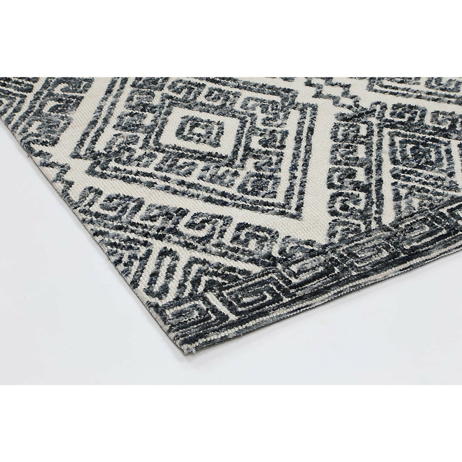 Alayah Diamond Anthracite Rug 160x230 cm