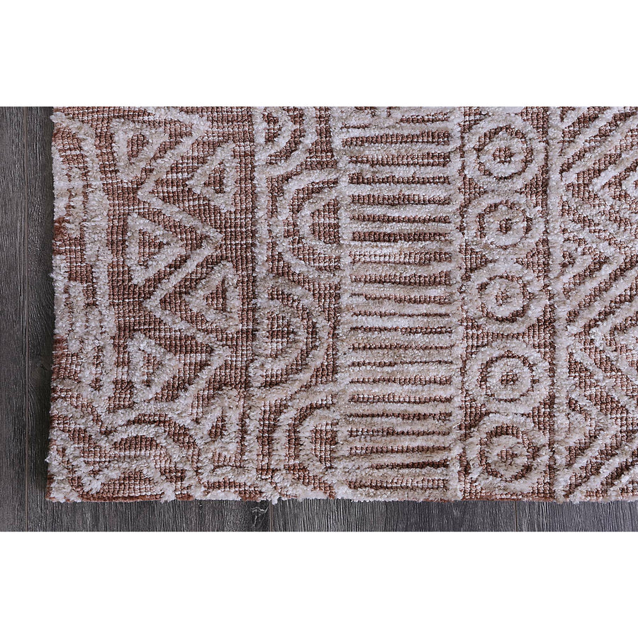 Alayah Rust Flower Rug 160x230 cm