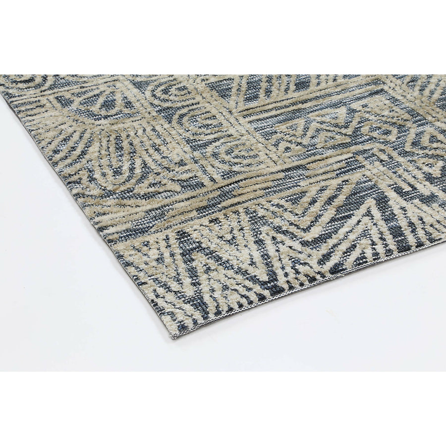 Alayah Anthacite Flower Rug 200x290 cm