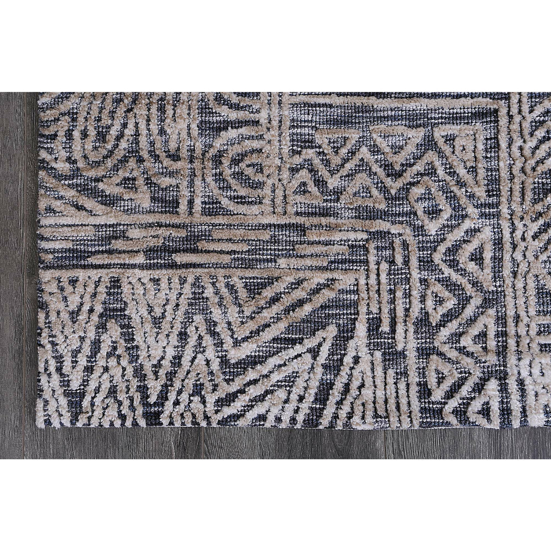 Alayah Anthacite Flower Rug 200x290 cm