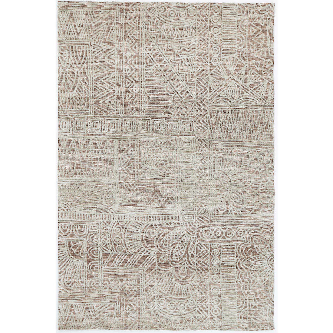 Alayah Rust Flower Rug 240x330 cm