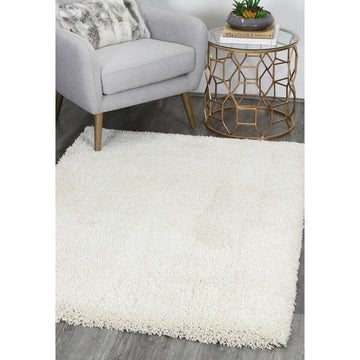 Arctic Plush Cream Shaggy Rug 200x290 cm