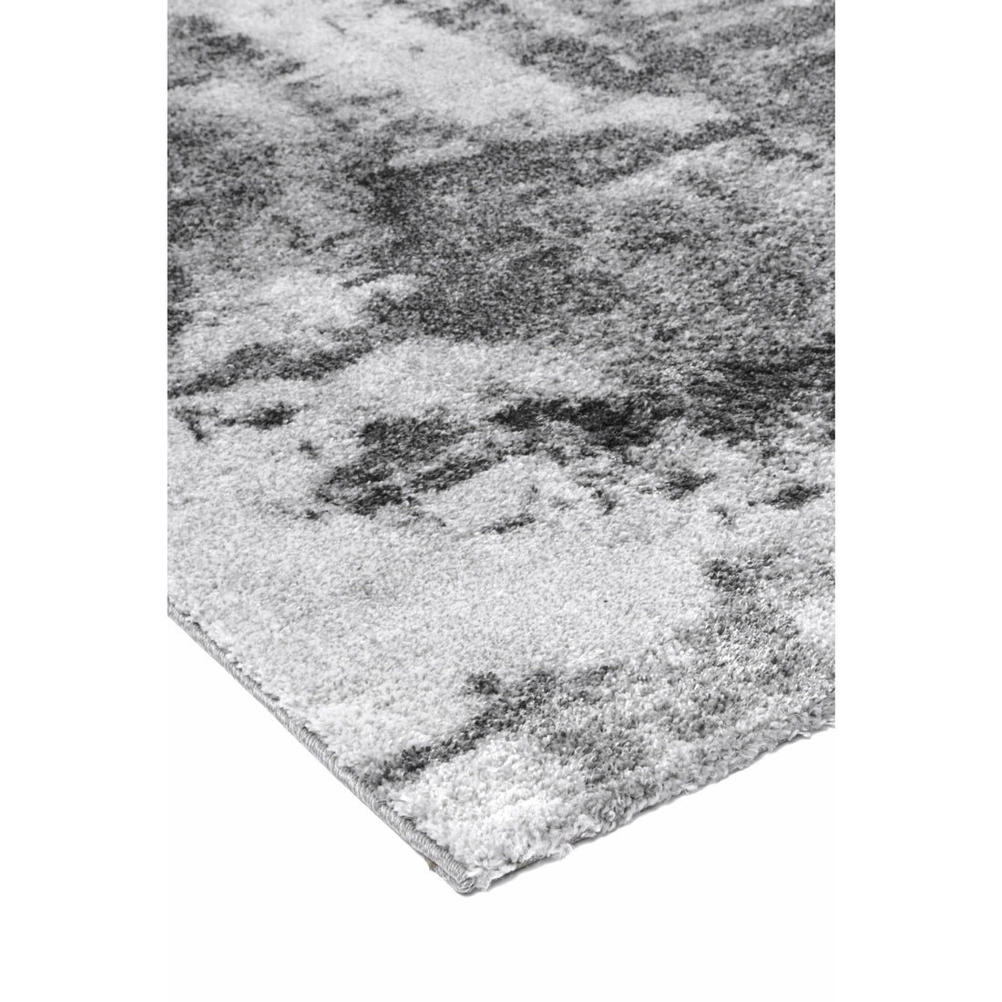 Yuzil White Grey Abstract Rug 120x170cm