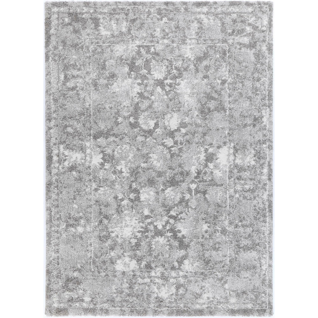 Yuzil Grey Floral Rug 120x170cm