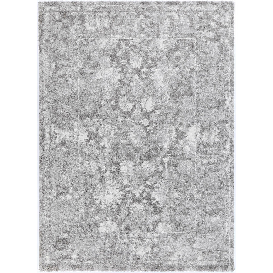 Yuzil Grey Floral Rug 120x170cm