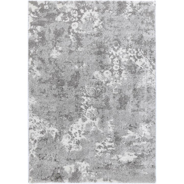 Yuzil Grey Transitional Floral Rug 120x170cm