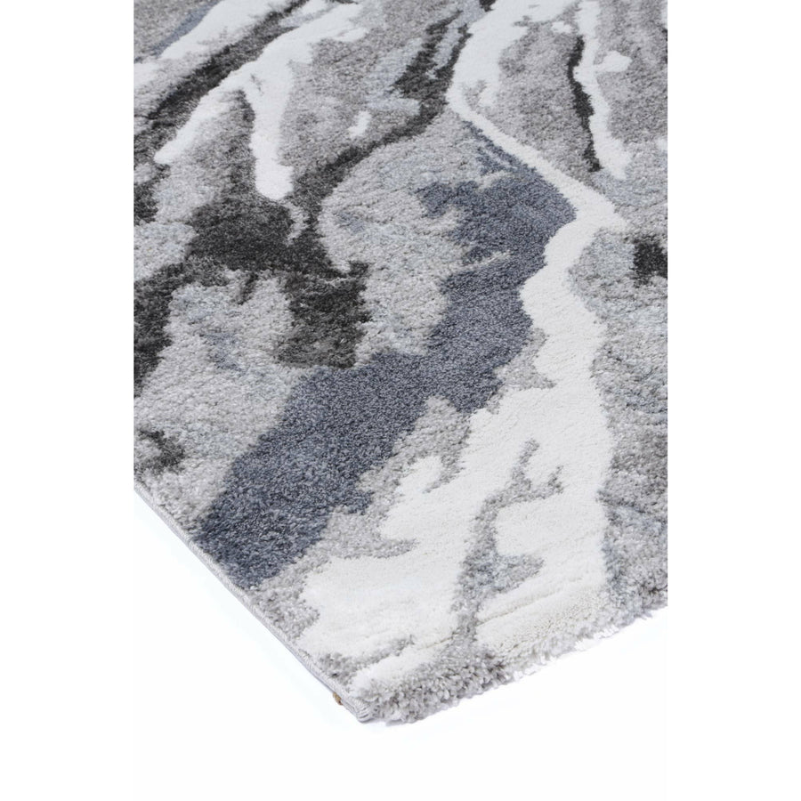 Yuzil Multi Abstract Wave Rug 160x230cm