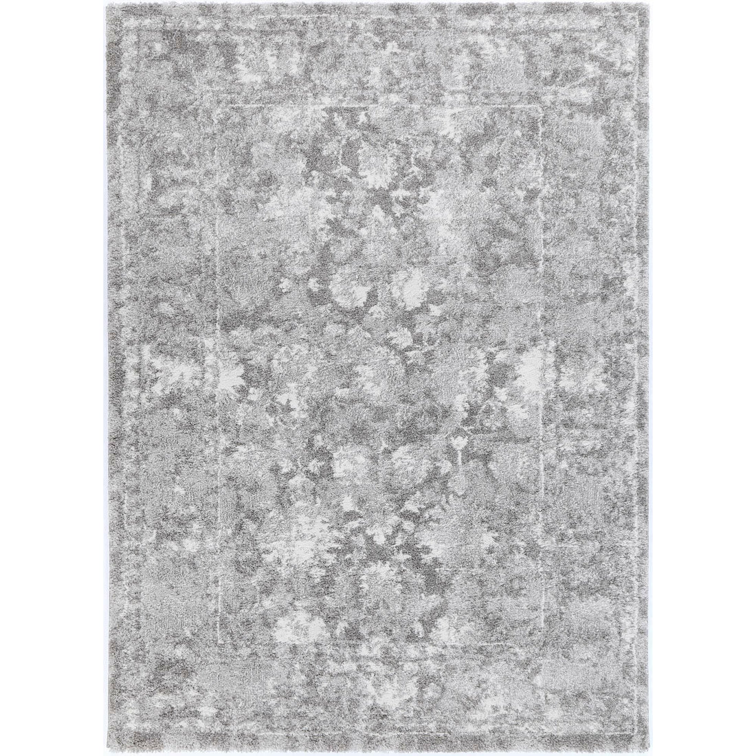 Yuzil Grey Floral Rug 160x230cm