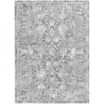 Yuzil Grey Floral Rug 160x230cm