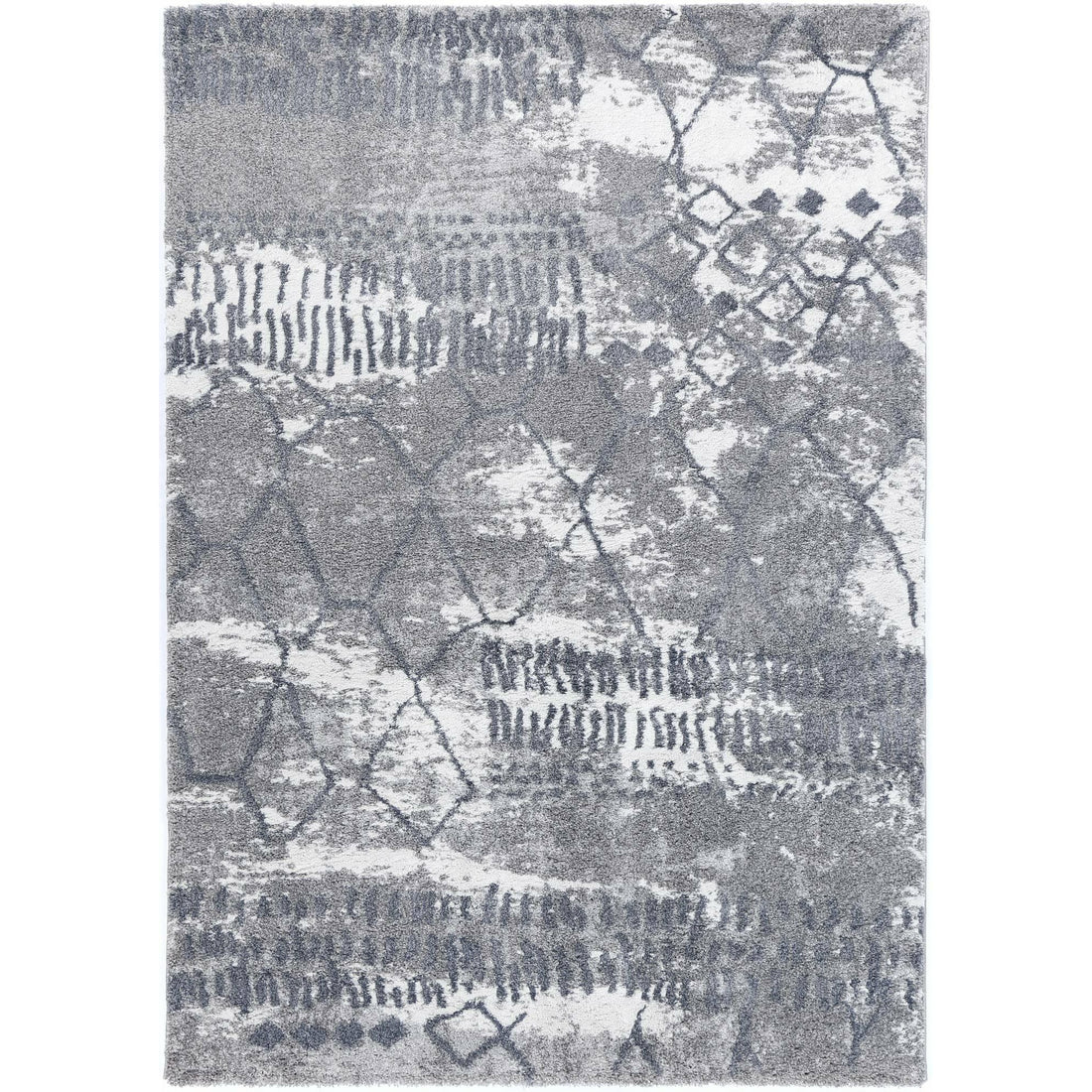 Yuzil Blue Abstract Rug 160x230cm