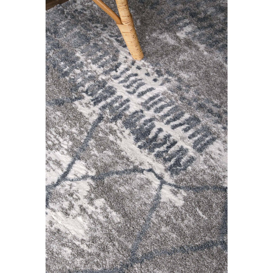 Yuzil Blue Abstract Rug 160x230cm