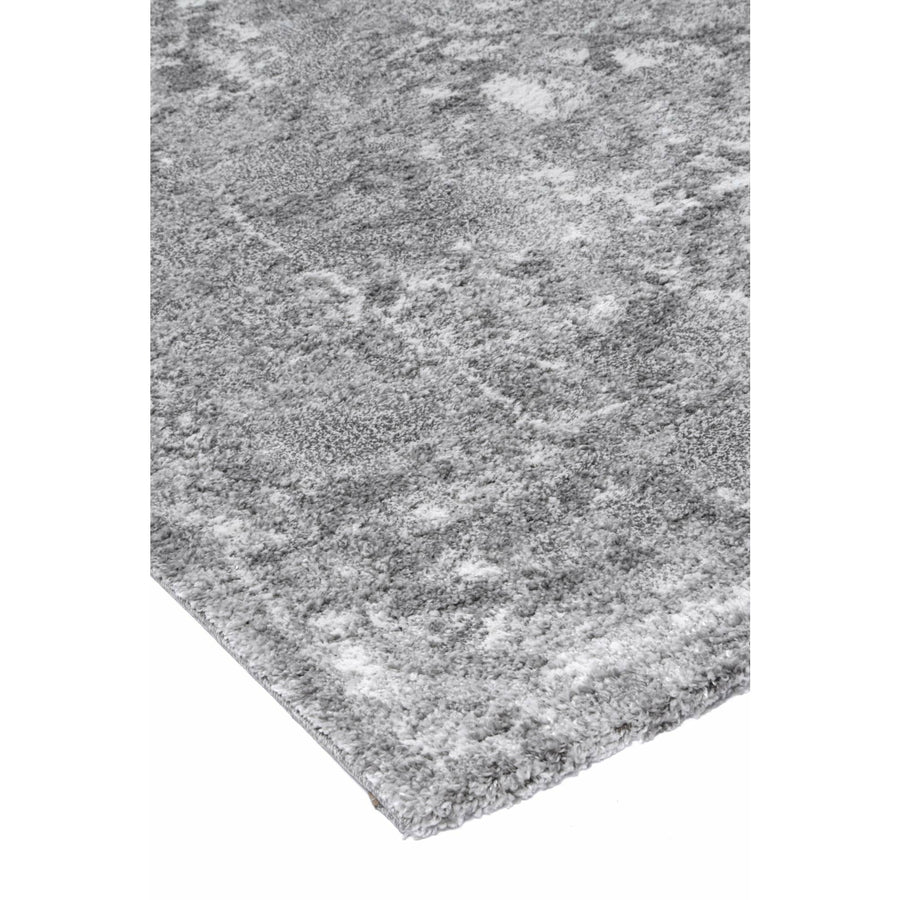 Yuzil Grey Floral Rug 200x290cm