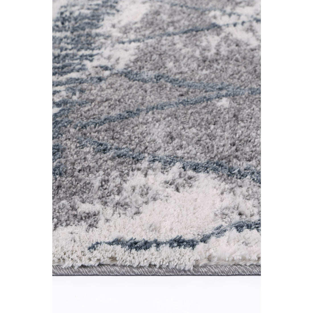 Yuzil Blue Abstract Rug 200x290cm