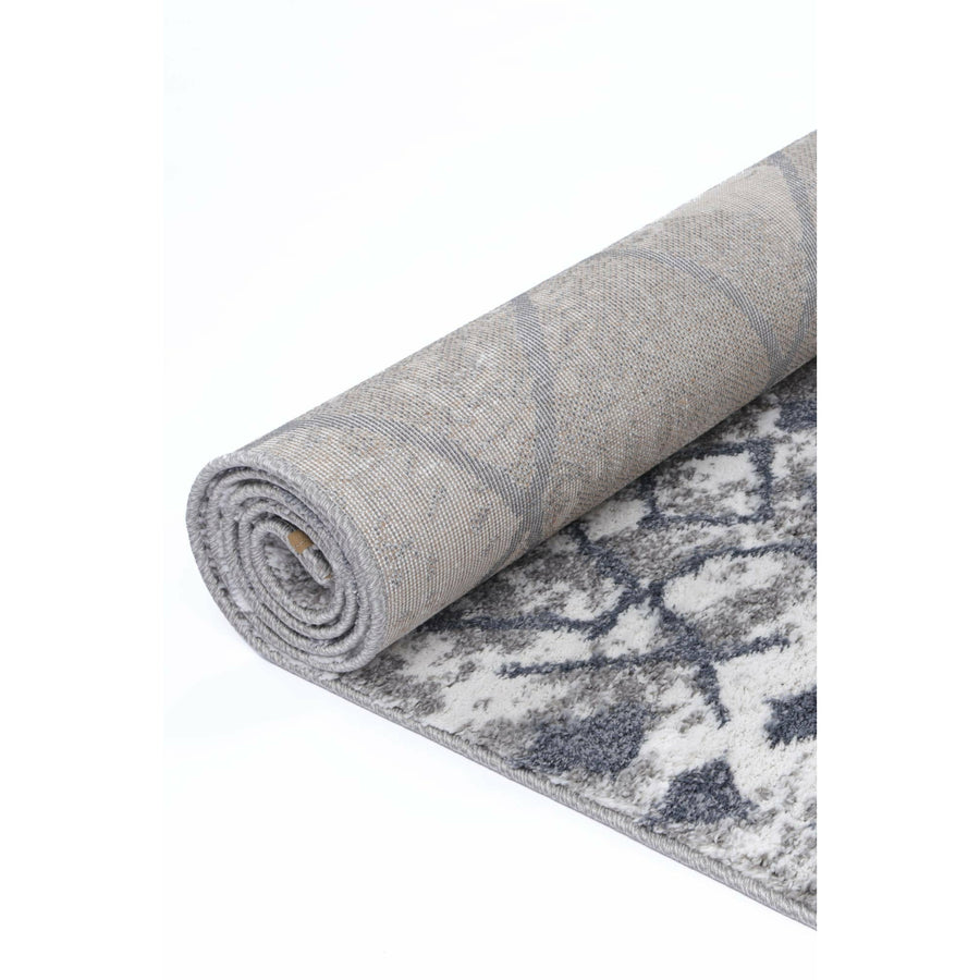 Yuzil Blue Abstract Rug 200x290cm