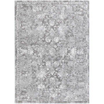 Yuzil Grey Floral Rug 240x330cm