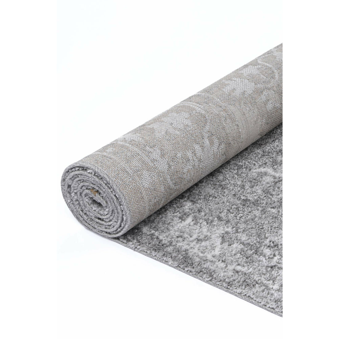 Yuzil Grey Floral Rug 240x330cm