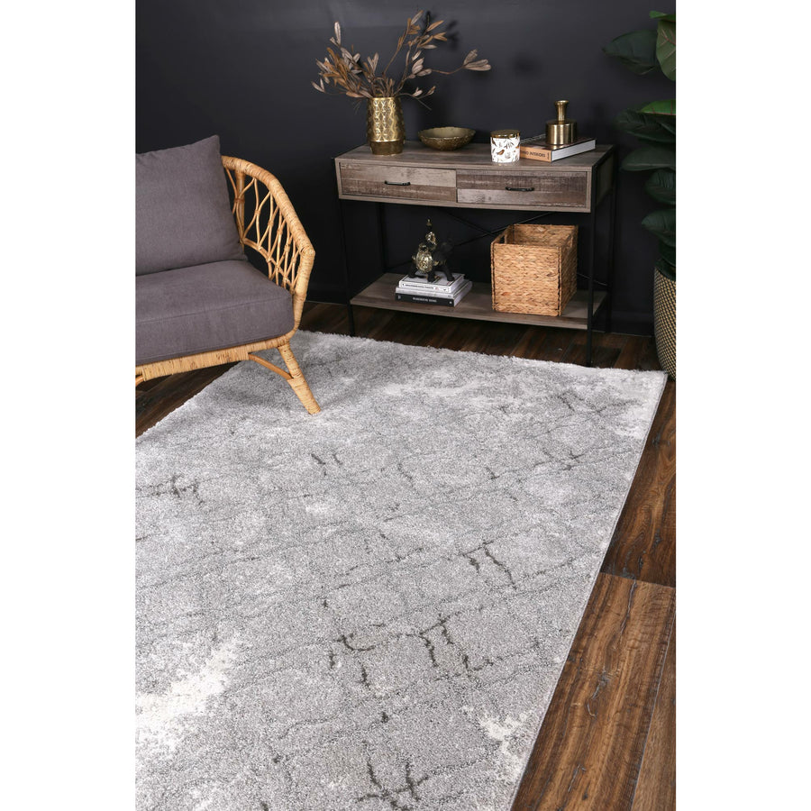 Yuzil Grey Transitional Rug 280x380cm