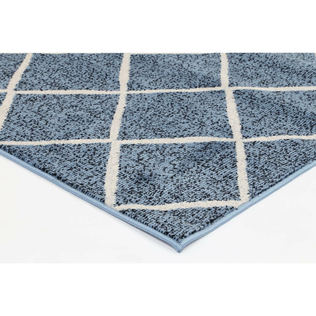 Allure Cross Diamond Blue Cream Rug 240x330 cm