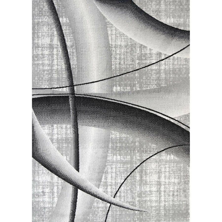 Allure Modern Artistic Grey Rug 240x330 cm