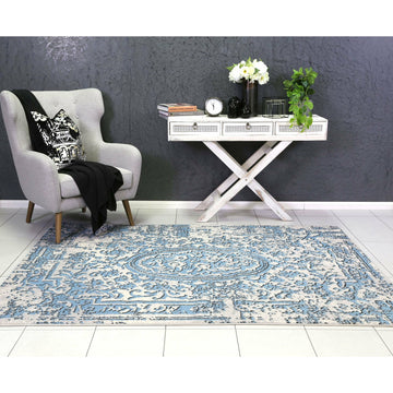 Allure Classic Vintage Blue Rug 80x300 cm