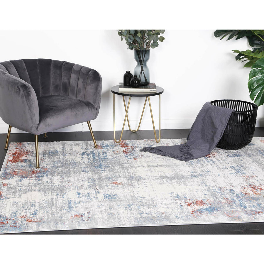 Amelia Grey Multi Modern Rug 160x230 cm