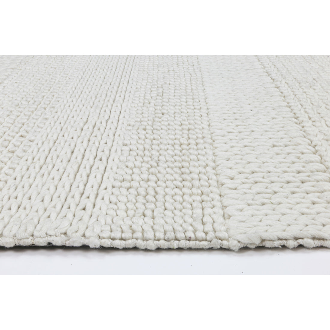 Zayna Grace White Wool Blend Rug 200x290cm