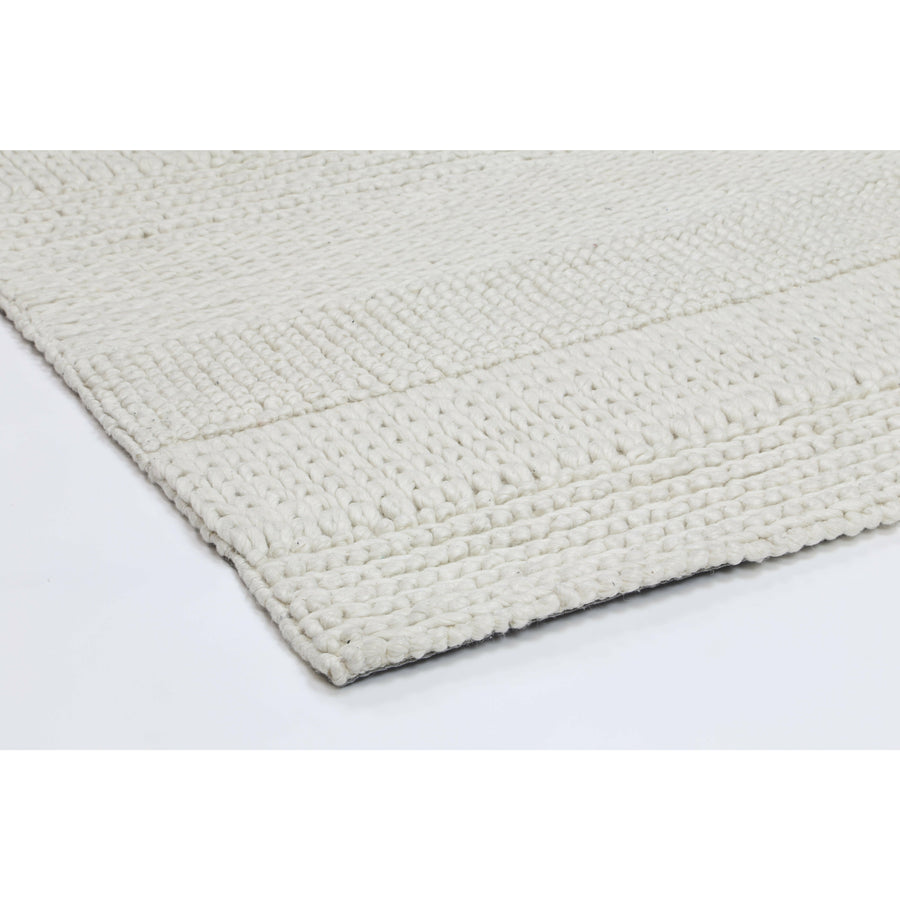 Zayna Grace White Wool Blend Rug 200x290cm