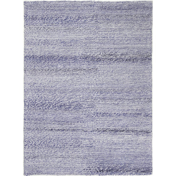 Zayna Loopy Blue Wool Blend Rug 200x290cm