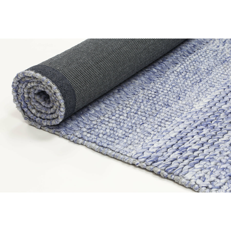 Zayna Grace Blue Wool Blend Rug 240x330cm