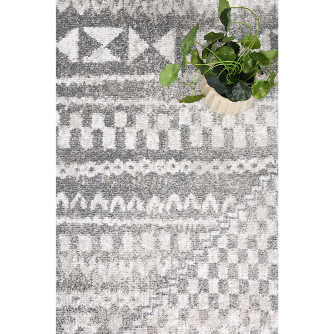 Windjana Tribal Grey Rug 160x230cm