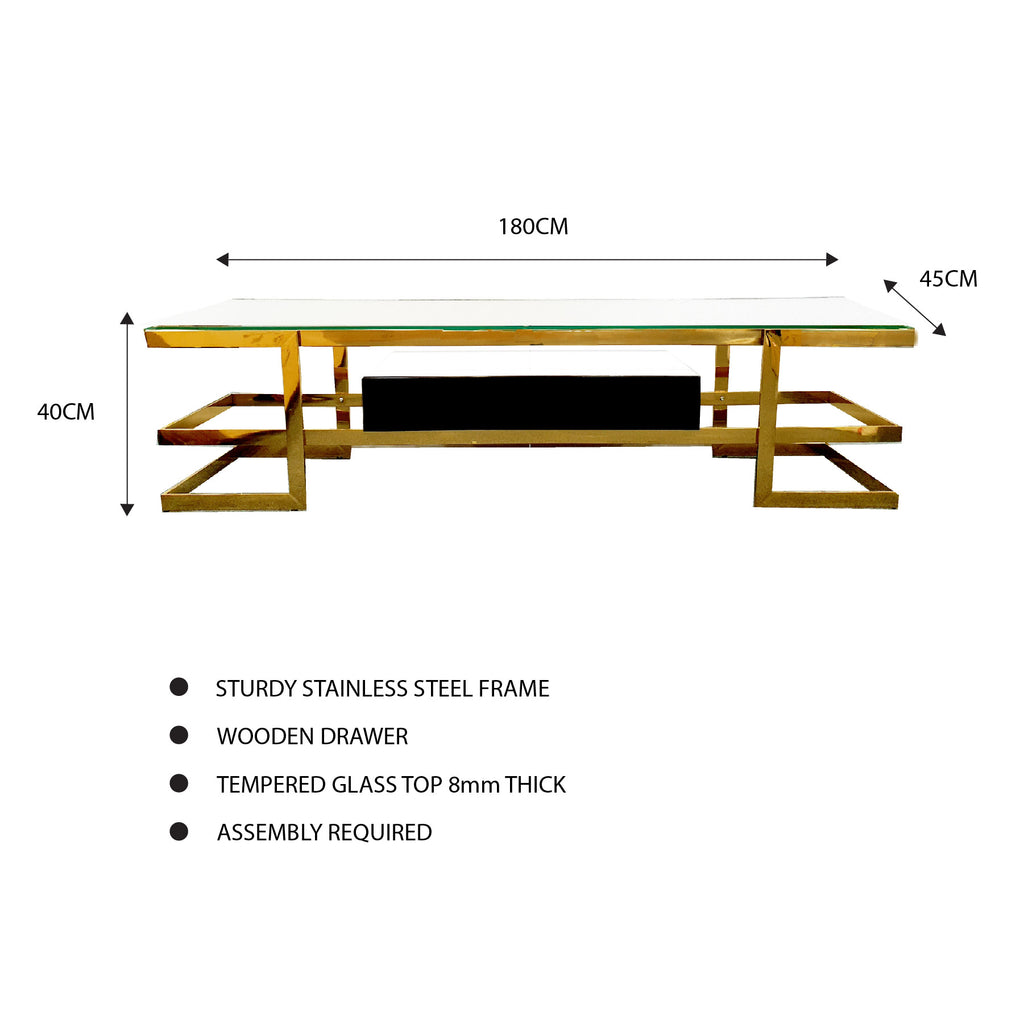 Aleksa - Gold TV Unit