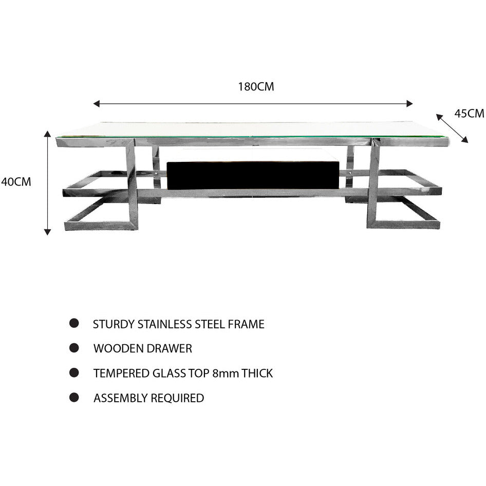 Aleksa - Silver TV Unit