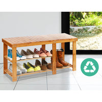 Bamboo Shoe Rack - Large